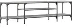 vidaXL TV-Schrank Grau Sonoma 161x35x45 cm Holzwerkstoff & Eisen