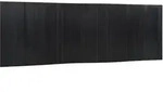 vidaXL Paravent Schwarz 165x600 cm Bambus
