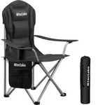 TecTake GmbH tectake Gepolsterter Campingstuhl MTX, faltbar, mit...