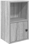vidaXL B&uuml;cherregal Grau Sonoma 31x24x52 cm Holzwerkstoff