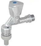 Schl&ouml;sser 1/2" Auslaufventil mit Bel&uuml;fter in Chrom DVGW