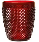 Excelsa Set Von 6 Wasserglas Diamond Plastik 40 Cl Rot