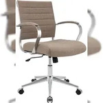CLP B&uuml;rostuhl Oakland Stoff HBT: 90x57x62 cm taupe Stoff