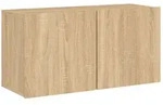 vidaXL TV-Wandschrank Sonoma-Eiche 80x30x41 cm