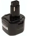 Powery Akku f&uuml;r Black & Decker Bohrschrauber KC9682C