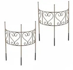 Relaxdays Staudenhalter, 2-teilige Rankhilfe, Pfingstrose & Hortensie,