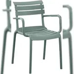 CLP Gartenstuhl Joliya Kunststoff HBT: 82x57x57 cm oliv