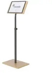 rocada NAT0705 Infodisplay DIN A4 132x40x30 cm Holzoptik