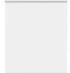 vidaXL Verdunkelungsrollo Wei&szlig; 125x130cm Stoffbreite 121,6cm Polyester