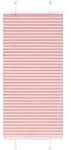 vidaXL Plissee Rosa 60x100 cm Stoffbreite 59,4 cm Polyester