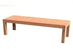 Lex Premium Teak Wartebank Gartenbank Sitzbank Parkbank Holzbank nachhaltig...