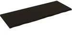 vidaXL Wandregal Dunkelbraun 160x60x(2-4)cm Massivholz Eiche Behandelt
