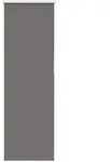 vidaXL Verdunkelungsrollo Grau 60x130 cm Stoffbreite 55,7 cm Polyester