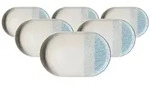 Ritzenhoff & Breker Trio Servierplatte 20 x 13 cm 6er Set - Blau