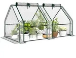 Outsunny-Gew&auml;chshaus-180L x 90B x 90H cm-Transparent