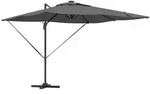vidaXL Freischwingender Roma Parasol 286 x 285 x 270 cm Aluminium
