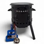 Robari Utschak Set mit Kasan 12 L mit Grilldeckel und Zubeh&ouml;r
