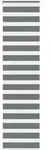 vidaXL Doppelrollo Dunkelgrau 70x200 cm Stoffbreite 65,9 cm Polyester