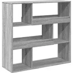 vidaXL Raumteiler Grau Sonoma 100x33x94,5 cm Holzwerkstoff