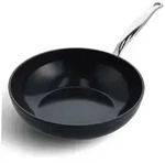 Wokpfanne Barcelona pro 28 cm - 357 cl Schwarz Rund Keramik Greenpan