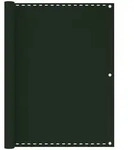 vidaXL Balkon-Sichtschutz Dunkelgr&uuml;n 120x600 cm HDPE