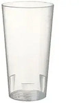 PAPSTAR 200 Mehrweg-Trinkbecher 0,4 l &Oslash; 7,5 cm &middot; 14,5 cm transluzent...
