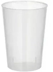 Starpak 420 Mehrweg-Trinkbecher PP 0,1 l &Oslash; 5,2 cm &middot; 7,4 cm transluzent