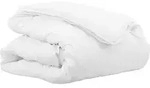 vidaXL 2-in-1 Bettdecke Wei&szlig; 240 x 220 x 8 cm Polyester