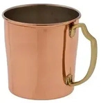 Bierkrug, Bierseidel - 0.55 L, Kupfer-Zinn, Handgefertigt
