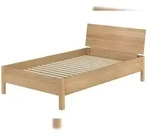 Erst-Holz Metallfreies Einzelbett aus Buchenholz 120x200 mit w&auml;hlbaren Zubeh&ouml;r