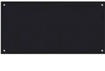 vidaXL K&uuml;chenr&uuml;ckwand Schwarz 100x50 cm Hartglas