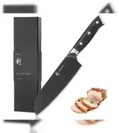 Wakoli Titanium Noir Santoku Messer mit 18cm Klinge, G10 Griff, Premium...