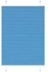 vidaXL Plissee Blau 95x150 cm Stoffbreite 94,4 cm Polyester