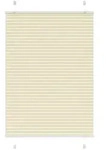 vidaXL Plissee Creme 100x150 cm Stoffbreite 99,4 cm Polyester