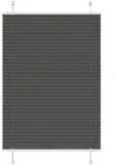 vidaXL Plissee Schwarz 85x150 cm Stoffbreite 84,4 cm Polyester