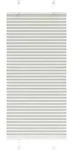 vidaXL Plissee Hellgrau 60x100 cm Stoffbreite 59,4 cm Polyester