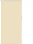 vidaXL Verdunkelungsrollo Beige 75x130cm Stoffbreite 70,7 cm Polyester