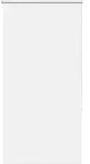 vidaXL Verdunkelungsrollo Wei&szlig; 80x130cm Stoffbreite 75,7 cm Polyester