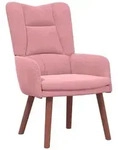 vidaXL Sessel Rosa 63 x 67 x 94 cm Samt