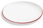 Gmundner Keramik Rubinroter Rand, Dessertteller Cup (&Oslash; 20cm)