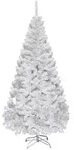 COSTWAY Weihnachtsbaum, k&uuml;nstlicher Weihnachtsbaum, Weihnachtsbaum, wei&szlig;, 150...