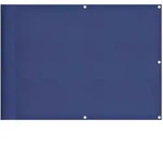 vidaXL Balkon-Sichtschutz Blau 75x700 cm 100 % Polyester-Oxford