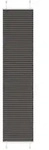 vidaXL Plissee Schwarz 50x200 cm Stoffbreite 49,4 cm Polyester
