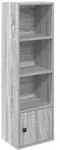 vidaXL B&uuml;cherregal Grau Sonoma 31x24x102 cm Holzwerkstoff