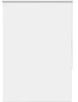 vidaXL Verdunkelungsrollo Wei&szlig; 95x175cm Stoffbreite 90,7 cm Polyester