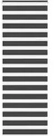 vidaXL Doppelrollo Schwarz 70x200 cm Stoffbreite 65,9 cm Polyester