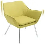 CLP Lounger Caracas Stoff gr&uuml;n