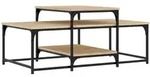 vidaXL Couchtisch Sonoma-Eiche 102x60x45 cm Holzwerkstoff