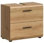Ebuy24 Ice Waschbeckenunterschrank 2 Schubladen Eiche Dekor.