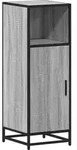 vidaXL Badschrank Grau Sonoma 35x37,5x100 cm Holzwerkstoff